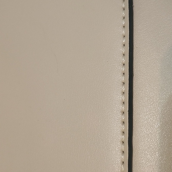 Cream and Gold Vegan Leather and Suede Crossbody Bag NWT - Picture 16 of 16